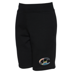 Boys' Grade School - Champion Swirl Logo Shorts - Black
