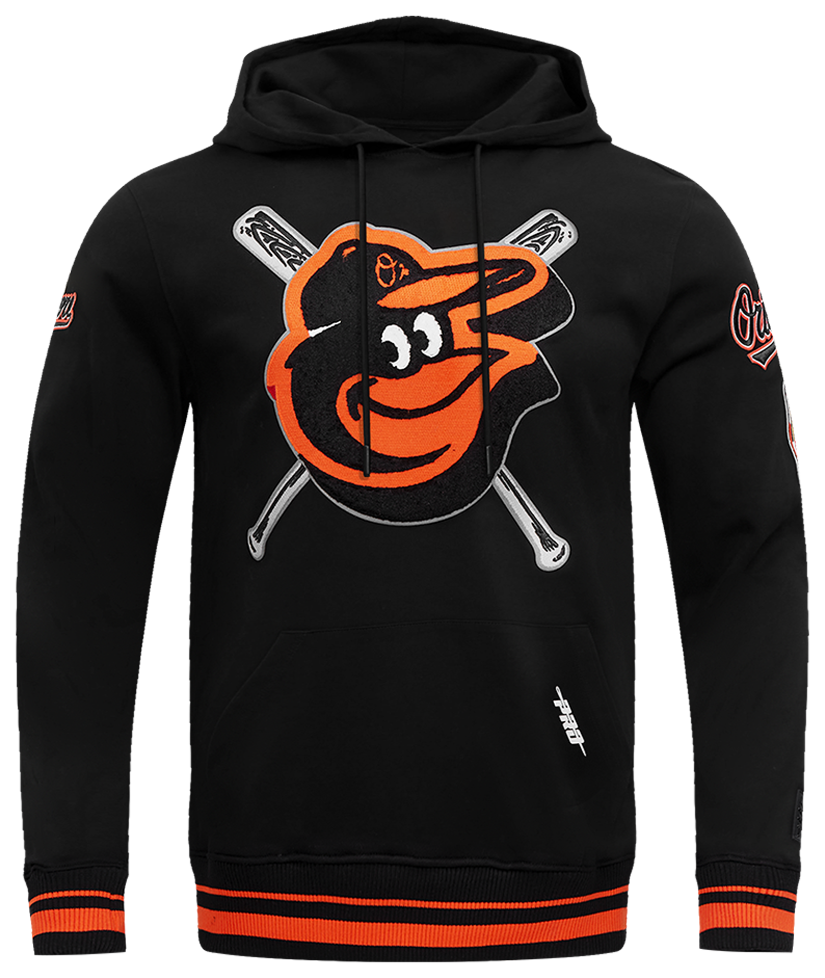 応援グッズ MLB CREST EMBLEM RIB FLCPOHOODIE 2XL Pro Standard Baltimore Orioles Mash Up Rib Fleece PO Hoodie