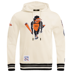 Men's - Pro Standard Baltimore Orioles Retro Classic Fleece PO Hoodie - Eggshell/Black