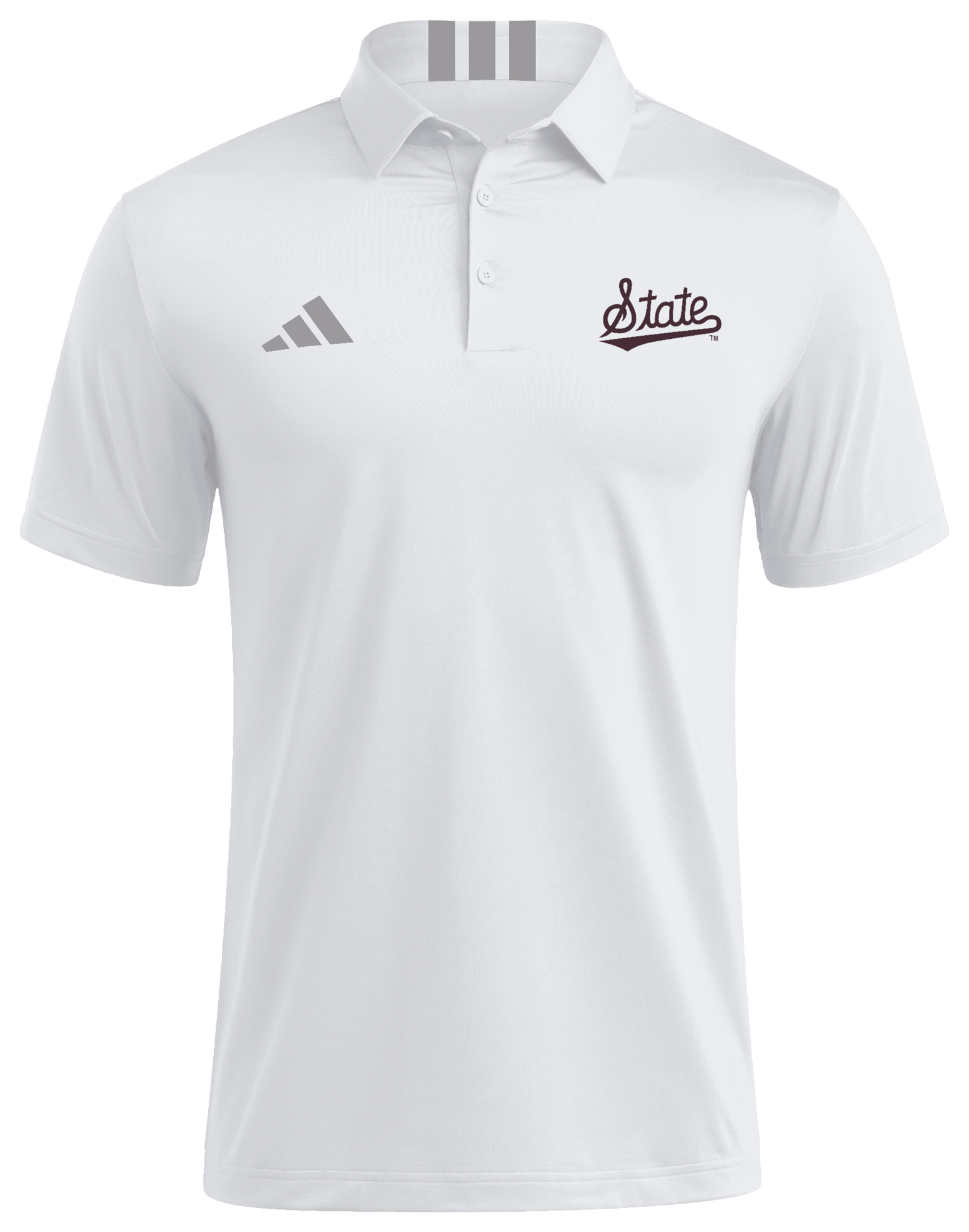 adidas College Short Sleeve Polo - Men's