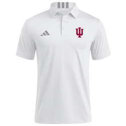 Men's - adidas NCAA Short Sleeve Polo - White
