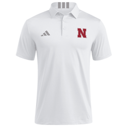 Men's - adidas College Short Sleeve Polo - White