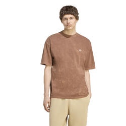 Men's - adidas Originals Trefoil Ess Washed Loose Shoulder Tee - Preloved Brown