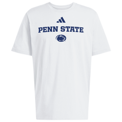 Men's - adidas NCAA Wordmark Short Sleeve T-shirt - White