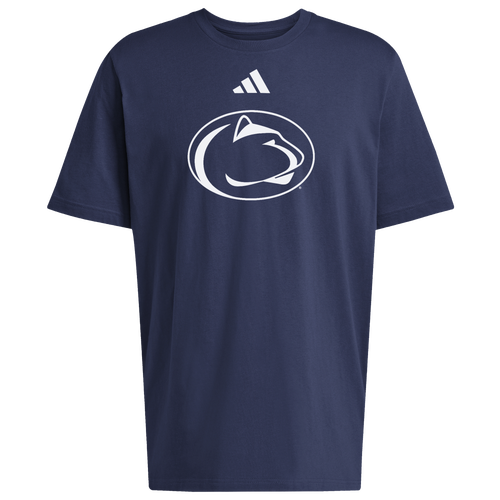 Mens Penn State Nittany Lions adidas NCAA Logo Short Sleeve T-Shirt - - Blue