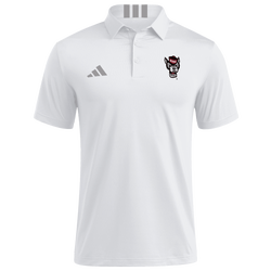 Men's - adidas College Short Sleeve Polo - White
