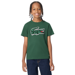 Boys' Grade School - Lacoste Puff T-Shirt  - Green/Green
