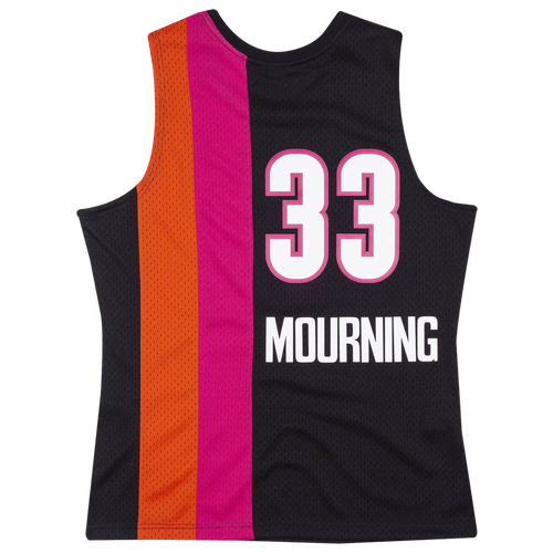 

Mitchell & Ness Mens Alonzo Mourning Mitchell & Ness Heat Swingman Jersey - Mens Black Size M