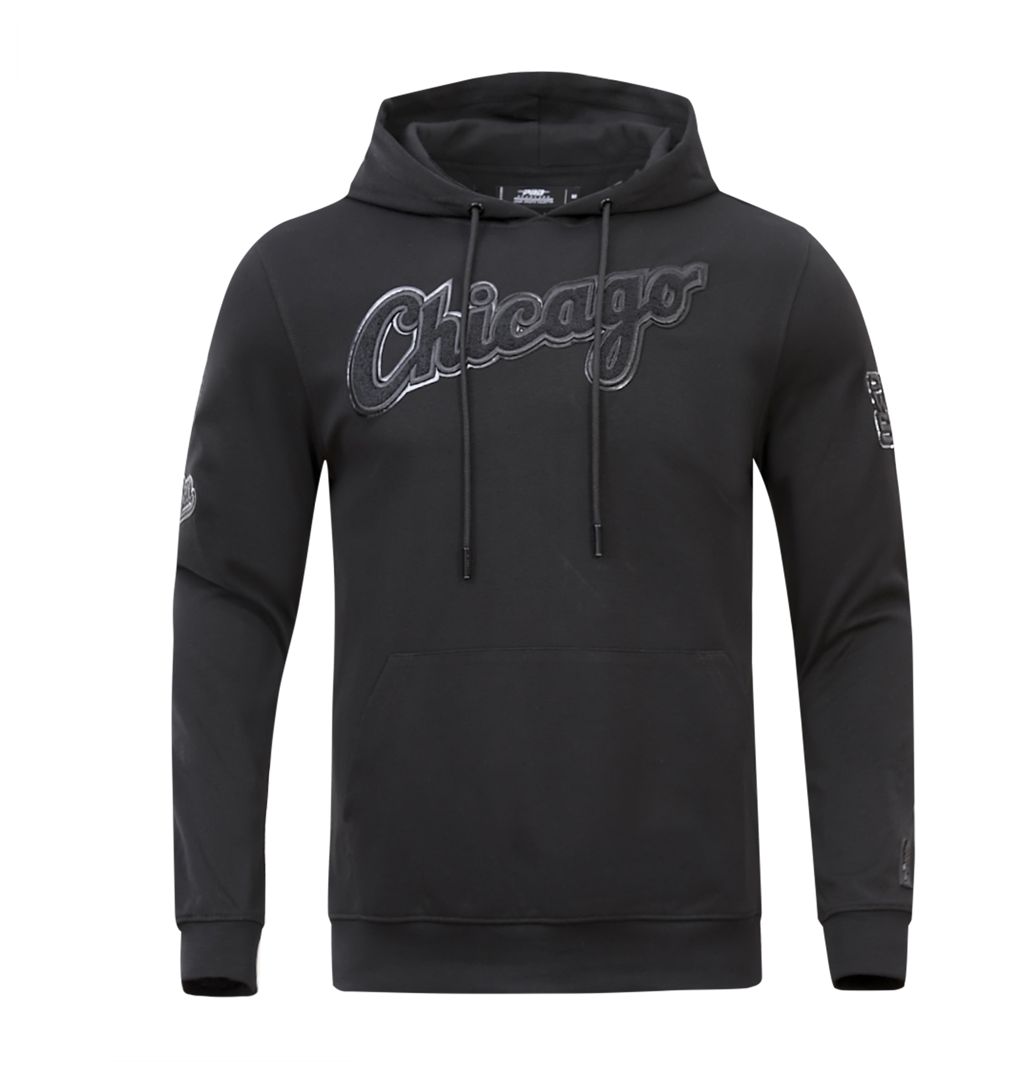 Pro Standard Chicago White Sox Triple Black Dk PO Hoodie - Men's