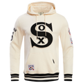 Pro Standard Chicago White Sox Retro Classic Fleece PO Hoodie - Pro Standard Black/Eggshell