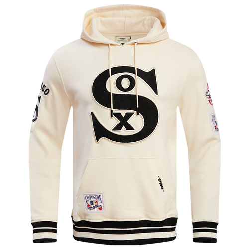  - Pro Standard Chicago White Sox Retro Classic Fleece PO Hoodie - Black/Eggshell