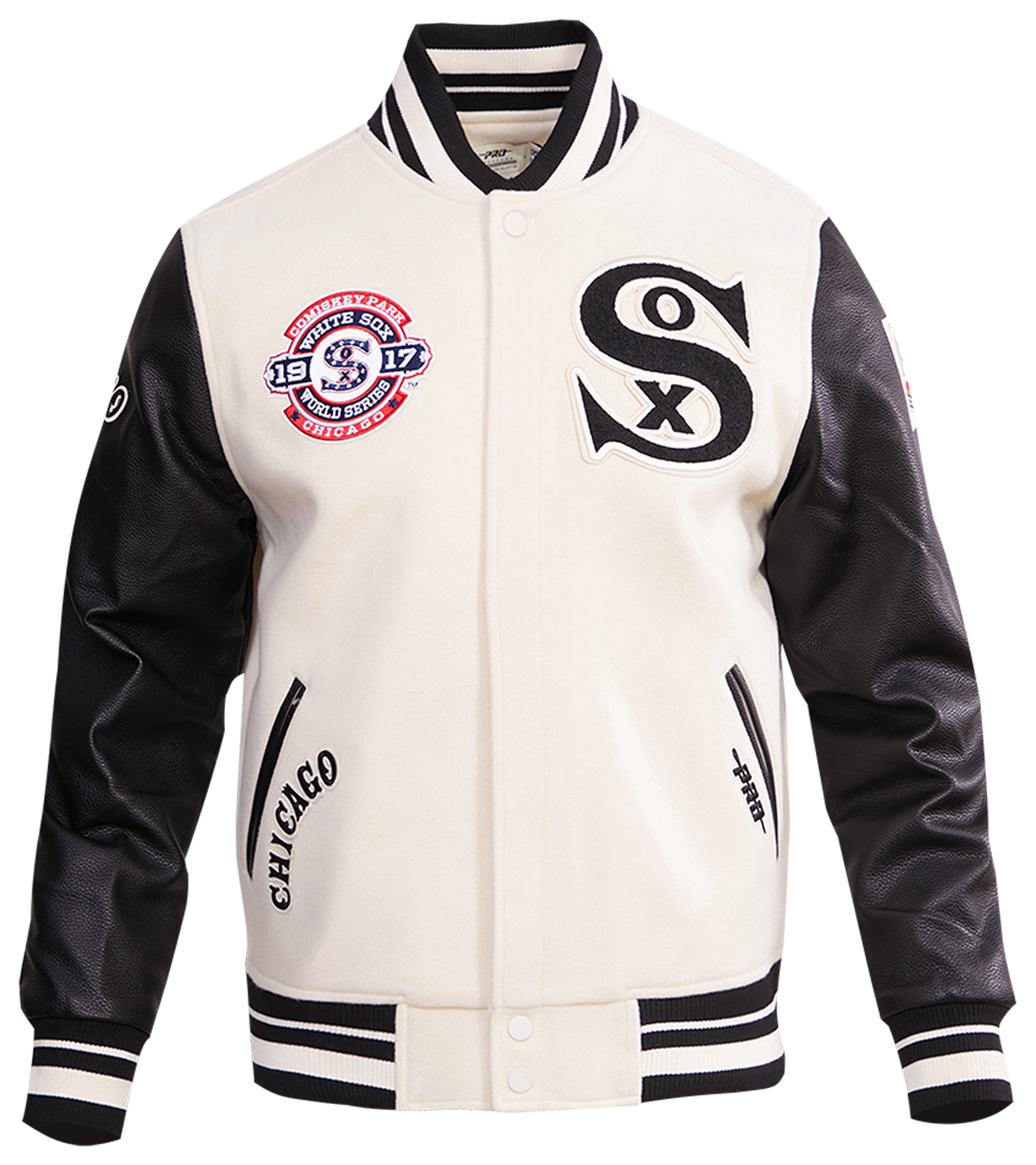 Pro Standard Chicago White Sox Retro Clsc Wool Varsity Jacket - Men's