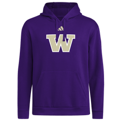 Men's - adidas College Logo Hoodie - Purple