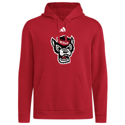 Men's - adidas College Logo Hoodie - Red