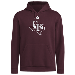Men's - adidas College Logo Hoodie - Maroon