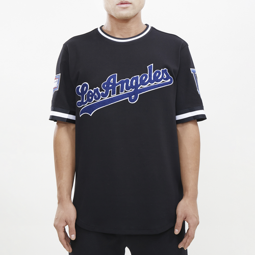 LOS ANGELES DODGERS TRIPLE BLACK LOGO PRO TEAM SHIRT (BLACK) – Pro