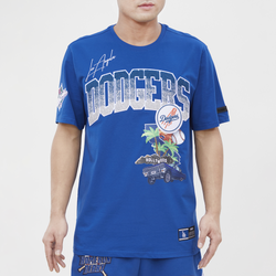 Men's - Pro Standard Dodgers Hometown T-Shirt - Blue/Blue