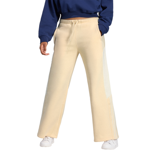 adidas adiSignature NY Wide Leg Sweatpants - Adidas Yellow/Warm Vanilla