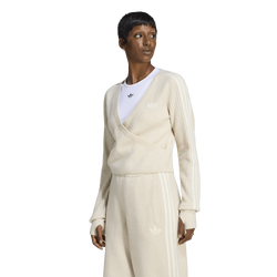 Women's - adidas Originals x Jennie adiluna Wrap Around Cardigan - Clear Brown