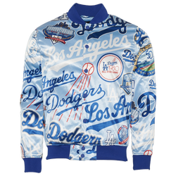 Men's - Pro Standard Dodgers Satin AOP Jackets - Blue