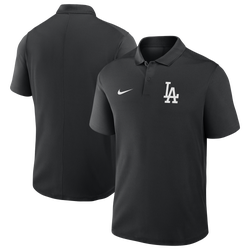 Men's - Nike Dodgers Victory Polo - Black