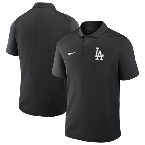 Nike Mens Los Angeles Dodgers Dodgers Victory Polo - - Black
