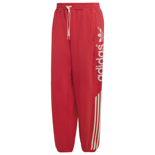 adidas Blocked Signature Sweatpants - Adidas Red