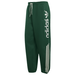 Men's - adidas Blocked Signature Sweatpants - Green