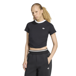 Women's - adidas Originals x Jennie adiluna Layered T-Shirt - Black