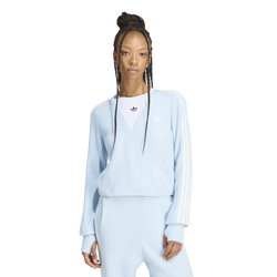 Women's - adidas Originals x Jennie adiluna Wrap Around Cardigan - Wonder Blue