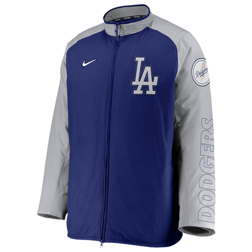 

Nike Mens Los Angeles Dodgers Nike Dodgers Authentic Full-Zip Jacket - Mens Blue Size L
