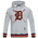 Pro Standard TIGERS MASH UP RIB FLC PO HOODIE - Men's Heather Grey/Midnight Navy/Orange