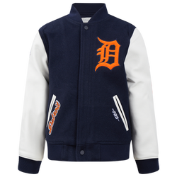 Boys' Grade School - Pro Standard Detroit Tigers Varsity Jacket - White/Navy