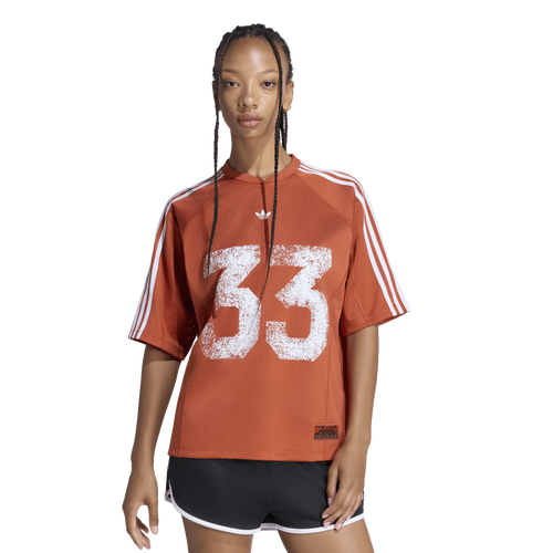 - adidas Originals Jersey Top - Vermillion