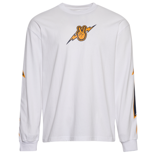  - Deuce ASW25 Long Sleeve T-Shirt - White/Navy
