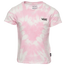 Vans Tie Dye Heart T-Shirt - Girls' Grade School Pink/White