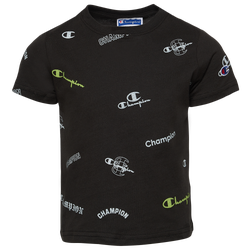 Boys' Preschool - Champion Logo Mix T-Shirt - Black/Multi