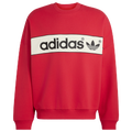 adidas Blocked Signature Crewneck Sweatshirt - Adidas Red