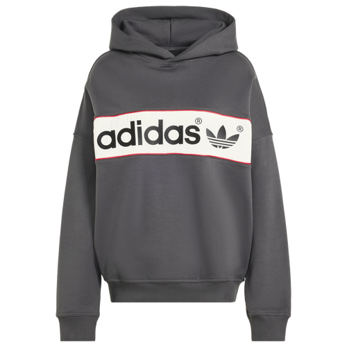 MENS - adidas Blocked Signature Hoodie - Black