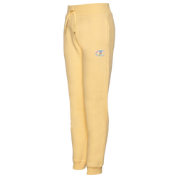 Girls' Grade School - Champion Swirl Logo Joggers - Yellow