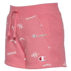Girls' Grade School - Champion Logo Mix Shorts - Pink