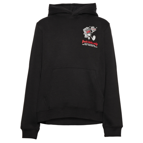 

Boys LCKR LCKR Graphic Hoodie - Boys' Grade School Black/Red Size M