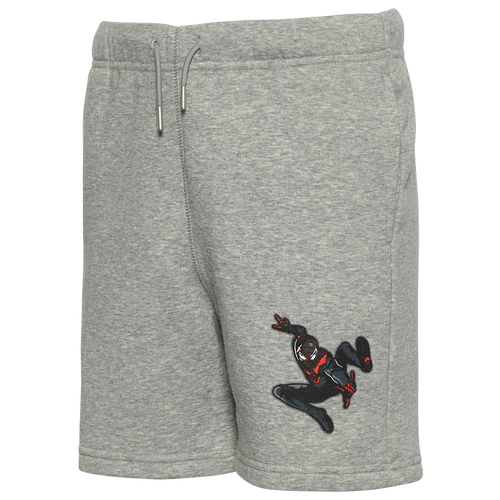 

Boys LCKR LCKR Spiderman Fleece Shorts - Boys' Grade School Red/Grey Size M