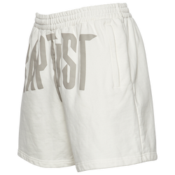 Men's - The Baptist Enzyme Logo Fleece Shorts - Beige/Beige