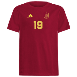 Youth - adidas Spain '26 Away Name Short Sleeve Jersey - Red