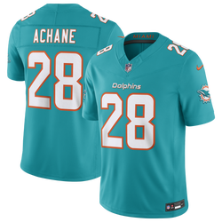 Men's - Nike De'Von Achane Dolphins Limited Jersey - Turbo Green