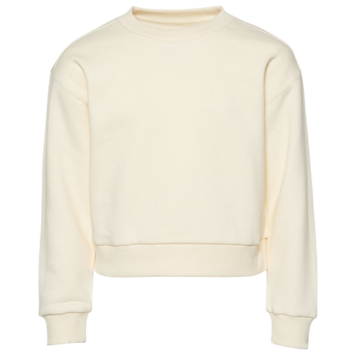 GIRLS - LCKR Fleece Crew - Unbleached