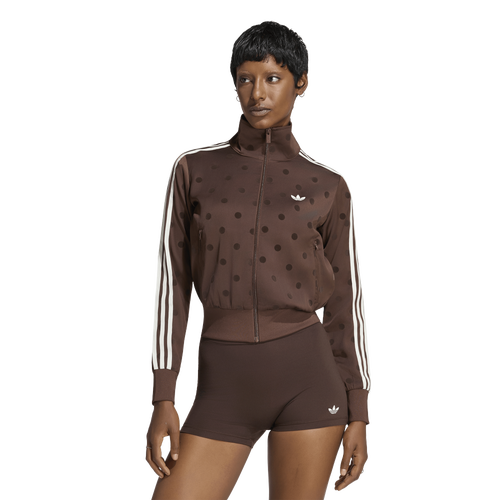  - adidas Satin Polka Dots Track Top - Auburn