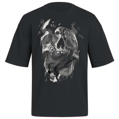  - adidas Smoking Skull Graphic T-Shirt - Black