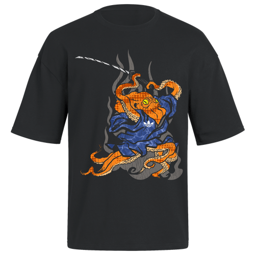 MENS - adidas Japanese Samurai Squid Graphic T-Shirt - Black